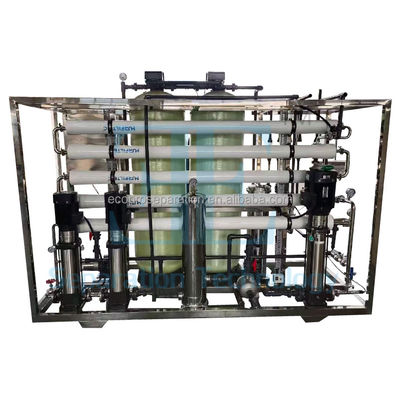 Pure Water Industrial Reverse Osmosis Water Filter 1m3/H-200m3/H 300 Kg Weight