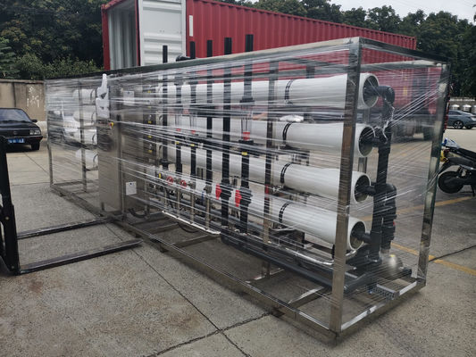 Pure Water Industrial Reverse Osmosis Water Filter 1m3/H-200m3/H 300 Kg Weight