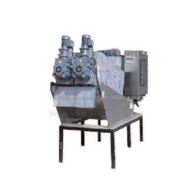 6.8-100m3/H Screw Press Sludge Dewatering Machine SUS304 Wastewater Screw Press