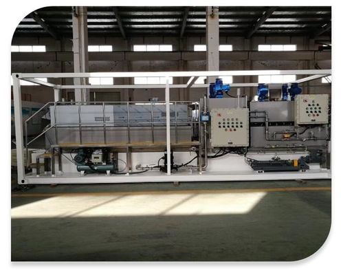 0.8m3/H-12m3/H Screw Press Dewatering 0.4kw Shaft Sludge Dewatering Press