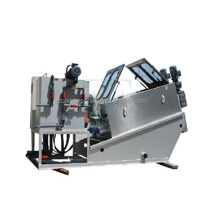 24-40kg/H Dewatering Screw Press Machine Sewage Treatment Multi Disk Screw Press