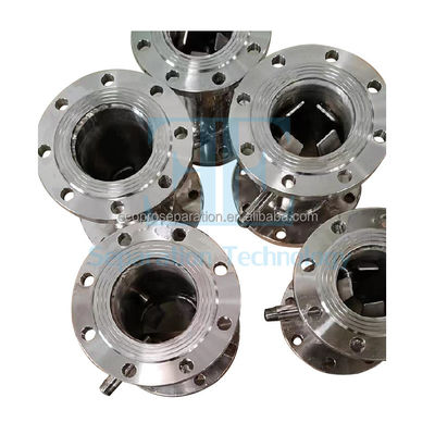 Mild Steel Housing Static Mixing Pipe Element Motionless Chemical Static Mixer