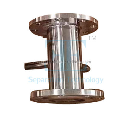 Maximum Size 6000mm Static Mixer Helical Mixing Of Raw Materials With Tubular Design