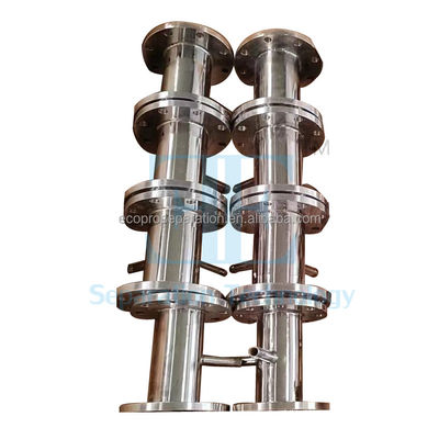 Maximum Size 6000mm Static Mixer Helical Mixing Of Raw Materials With Tubular Design