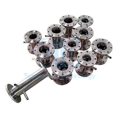 Static Mixing Solution Stainless Steel Helical Motionless Mixer With Simple Structure