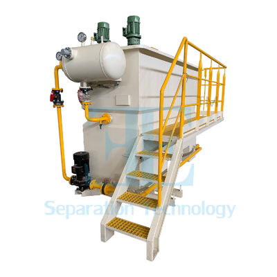 Dissolved Air Flotation Water Treatment Process For Effective Skimming Device In Oil Or Solids Removal