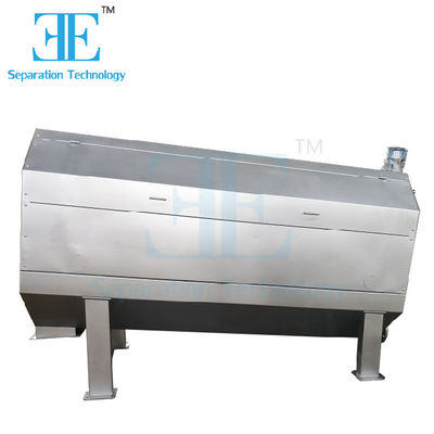 DN20 Flange Rotary Drum Screen For Continuous Wastewater Filtration