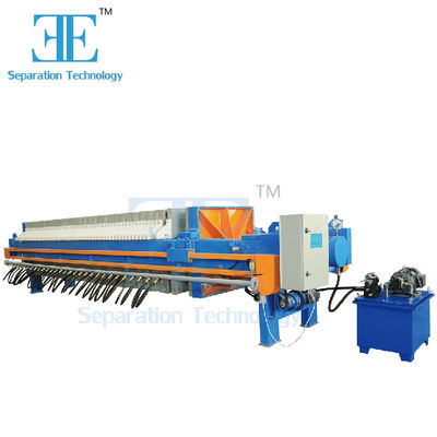 Biological Wastewater Treatment Sludge Filter Press Machine 910kg Capacity