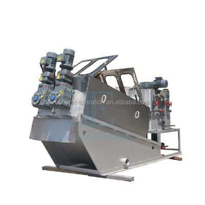 12000L/H Sludge Dewatering Screw Press Wastewater Treatment Sludge Screw Press