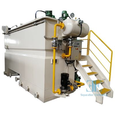 Low Maintenance Dissolved Air Flotation 3.75kw Pump Power and 0.75kw Agitator Power