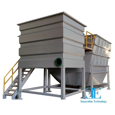 Sludge Treatment With Lamella Clarifier System No Sludge Backflow 3-60 Tons Weight Range Capacity 0.5-100m3/h