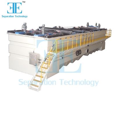 Dissolved Air Floatation Scum Scraping System Daf Equipment High Clarification Rate
