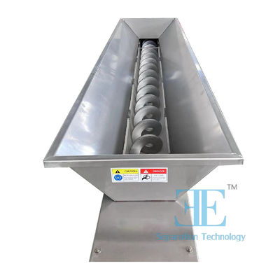 Screw Press 300mm Shaft Specification Sludge Dewatering Machine For After Service
