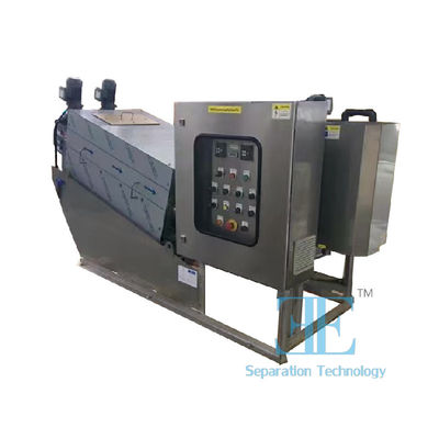 Screw Press 300mm Shaft Specification Sludge Dewatering Machine For After Service