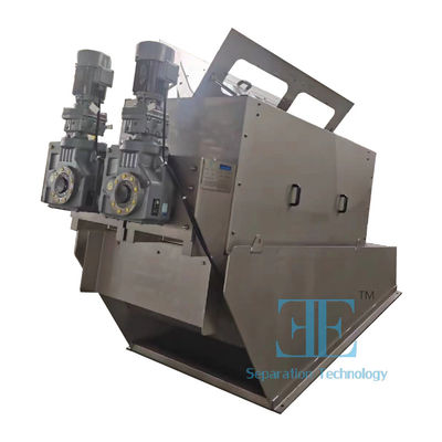 Less Than 80% Moisture Content Sludge Dewatering Machine with Performance and 300mm Shaft Specification