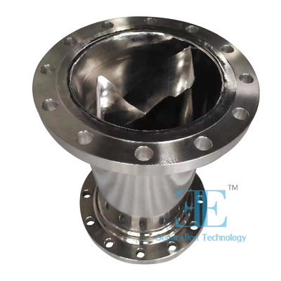 Stainless Steel Static Mixers with Threaded Connection for Industrial Mixing