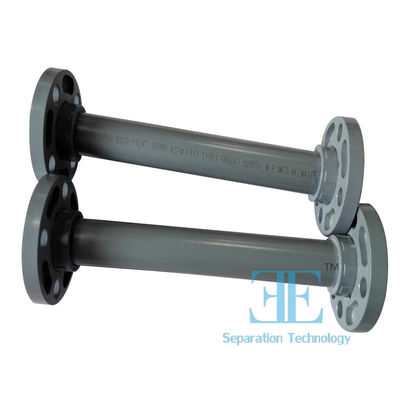 Static Mixer Helical Mixing Solution Pipe Tube For Chemical Dosing