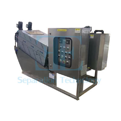 Industrial Sludge Dewatering Machine Electric Power Source Plate Size 500*500mm With Hydraulic Filter Press