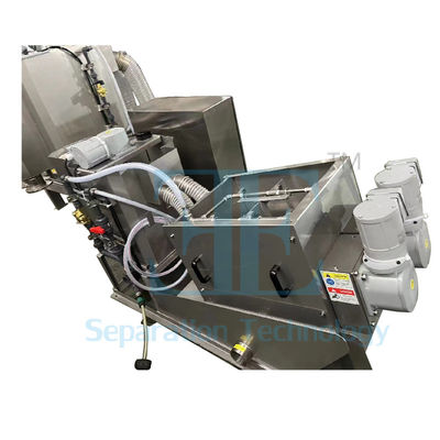 Hydraulic Filter Press Waste Sludge Treatment Equipment With Electric Power Source And Treatment