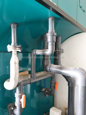 SUS 304 Industrial Electrocoagulation System 40m3/h Wastewater Treatment
