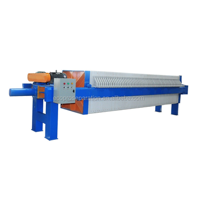 Manual Hydraulic Filter Press 6m2 for Sludge Dewatering 220V-415V