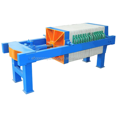 Manual Plate Frame Filter Press 4m2 for Wastewater Treatment