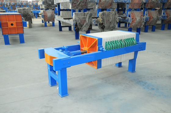 Manual Plate Frame Filter Press 4m2 for Wastewater Treatment