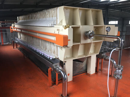 Manual Plate Frame Filter Press 4m2 for Wastewater Treatment